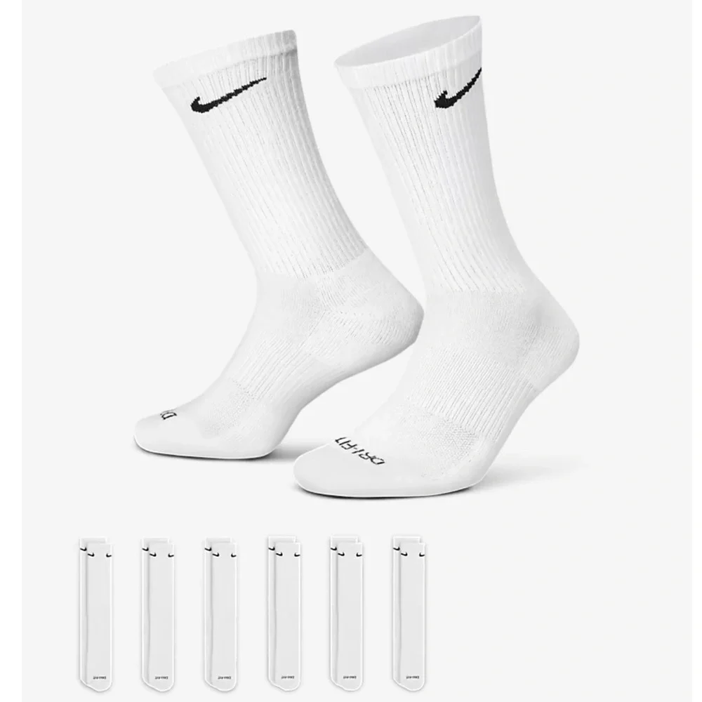 NIKE Training Crew Socks (6 Pairs) Nike Everyday Cushioned